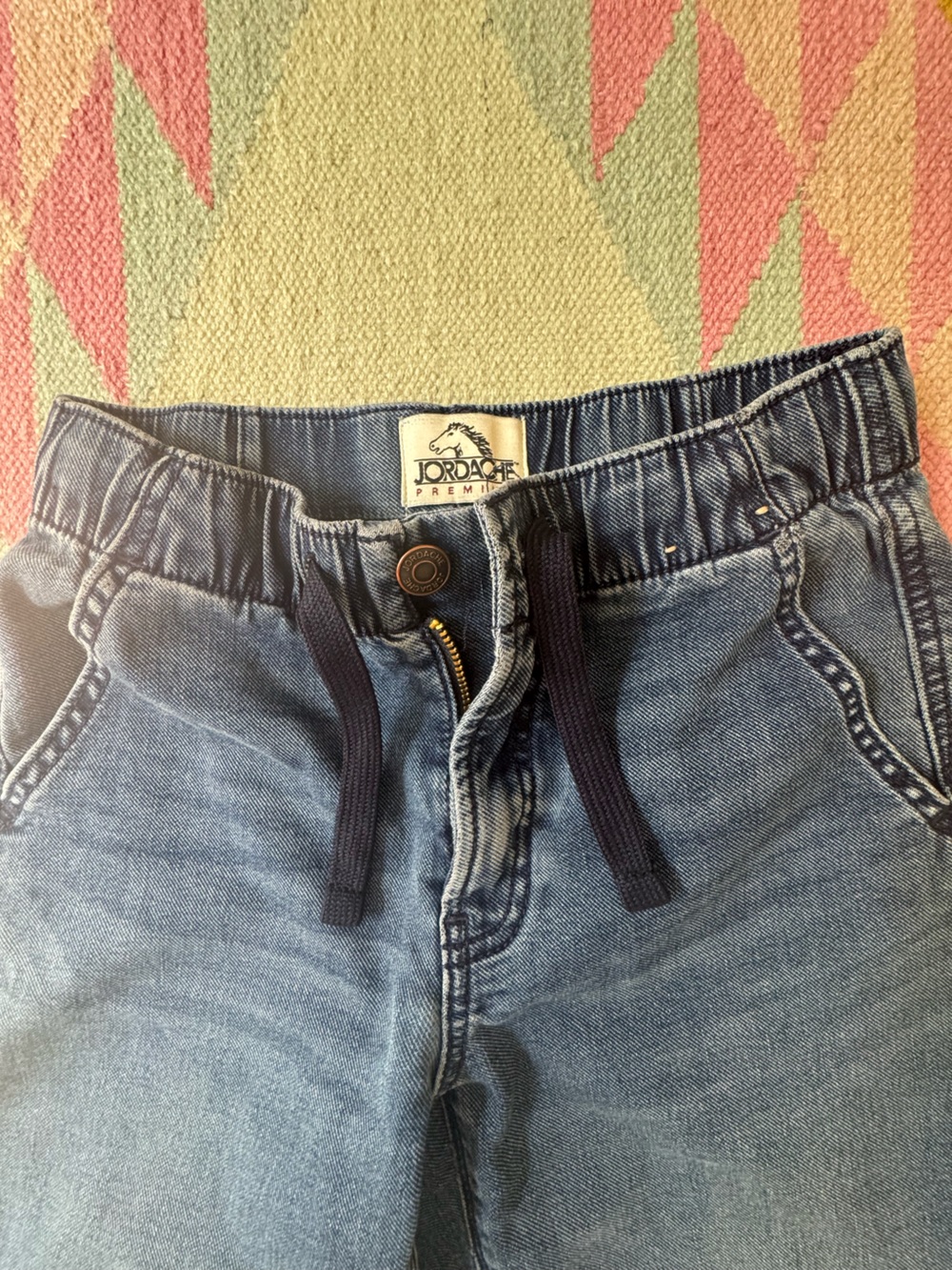 Jordache kid’s Denim Jeans with Navy Drawstring